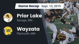 Recap: Prior Lake  vs. Wayzata  2019