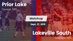 Matchup: Prior Lake vs. Lakeville South  2019