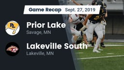 Recap: Prior Lake  vs. Lakeville South  2019