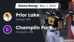 Recap: Prior Lake  vs. Champlin Park  2019