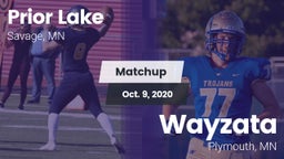 Matchup: Prior Lake vs. Wayzata  2020