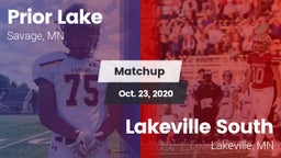 Matchup: Prior Lake vs. Lakeville South  2020