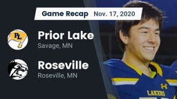 Recap: Prior Lake  vs. Roseville  2020