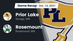Recap: Prior Lake  vs. Rosemount  2021