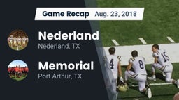 Recap: Nederland  vs. Memorial  2018
