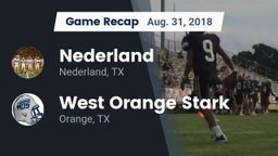 Recap: Nederland  vs. West Orange Stark  2018