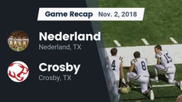 Recap: Nederland  vs. Crosby  2018