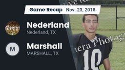 Recap: Nederland  vs. Marshall  2018
