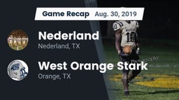 Recap: Nederland  vs. West Orange Stark  2019
