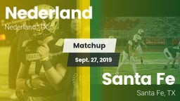 Matchup: Nederland High vs. Santa Fe  2019