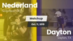 Matchup: Nederland High vs. Dayton  2019