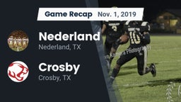 Recap: Nederland  vs. Crosby  2019