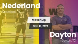 Matchup: Nederland High vs. Dayton  2020