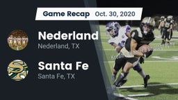 Recap: Nederland  vs. Santa Fe  2020