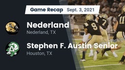 Recap: Nederland  vs. Stephen F. Austin Senior  2021