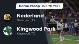 Recap: Nederland  vs. Kingwood Park  2021