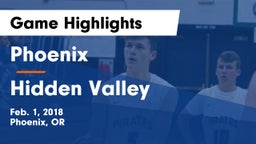 Phoenix  vs Hidden Valley  Game Highlights - Feb. 1, 2018