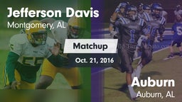 Matchup: Jefferson Davis High vs. Auburn  2016