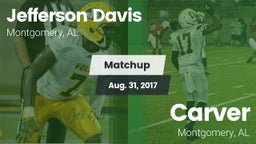 Matchup: Jefferson Davis High vs. Carver  2017