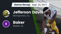 Recap: Jefferson Davis  vs. Baker  2017