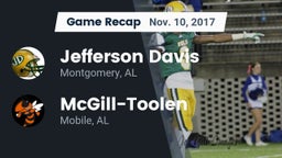 Recap: Jefferson Davis  vs. McGill-Toolen  2017