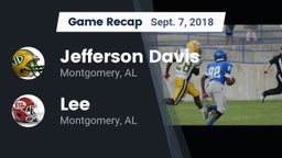 Recap: Jefferson Davis  vs. Lee  2018