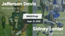 Matchup: Jefferson Davis High vs. Sidney Lanier  2018