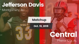 Matchup: Jefferson Davis High vs. Central  2018