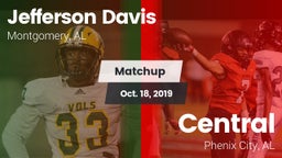 Matchup: Jefferson Davis High vs. Central  2019