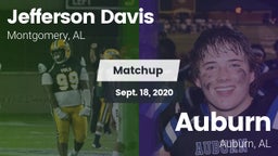 Matchup: Jefferson Davis High vs. Auburn  2020