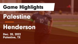 Palestine  vs Henderson  Game Highlights - Dec. 20, 2022