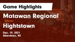 Matawan Regional  vs Hightstown  Game Highlights - Dec. 19, 2021
