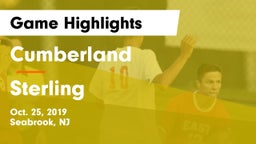 Cumberland  vs Sterling  Game Highlights - Oct. 25, 2019