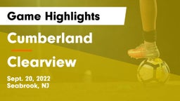 Cumberland  vs Clearview  Game Highlights - Sept. 20, 2022