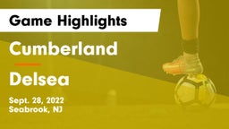 Cumberland  vs Delsea Game Highlights - Sept. 28, 2022