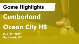 Cumberland  vs Ocean City HS Game Highlights - Oct. 27, 2022