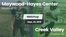 Matchup: Maywood-Hayes Center vs. Creek Valley  2019