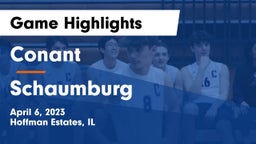 Conant  vs Schaumburg  Game Highlights - April 6, 2023