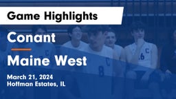 Conant  vs Maine West  Game Highlights - March 21, 2024