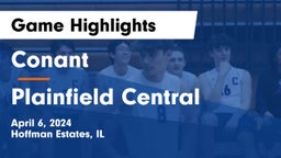 Conant  vs Plainfield Central Game Highlights - April 6, 2024
