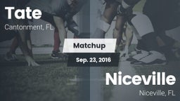 Matchup: Tate  vs. Niceville  2016