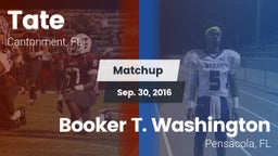 Matchup: Tate  vs. Booker T. Washington  2016