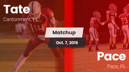 Matchup: Tate  vs. Pace  2016