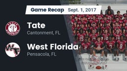 Recap: Tate  vs. West Florida  2017