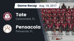 Recap: Tate  vs. Pensacola  2017