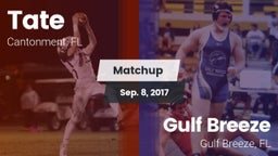 Matchup: Tate  vs. Gulf Breeze  2017