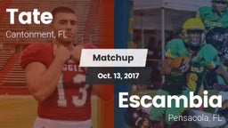 Matchup: Tate  vs. Escambia  2017