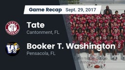 Recap: Tate  vs. Booker T. Washington  2017