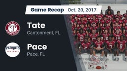Recap: Tate  vs. Pace  2017