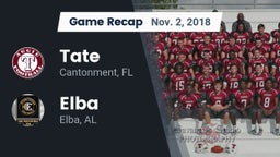 Recap: Tate  vs. Elba  2018